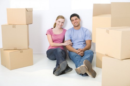 Removal van prepared for a Richmond property move
