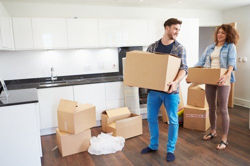 Encrypted payment details protecting a Removals Richmond transaction