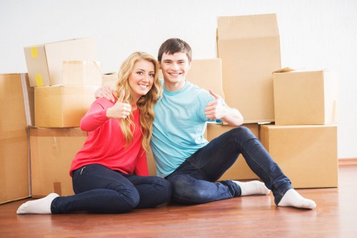 Packing and loading items into a removal van in Richmond