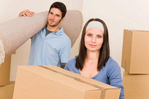 Careful packing and protection of furniture items