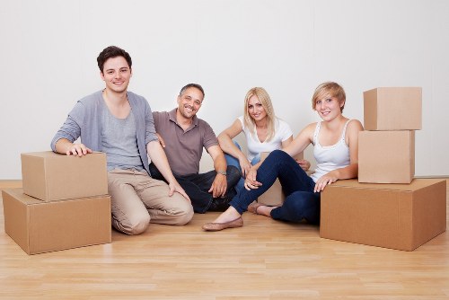 Careful loading of household items during Richmond removals