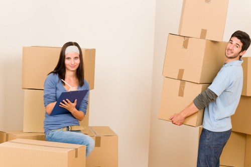 Furniture loading into a removals van for a Richmond relocation